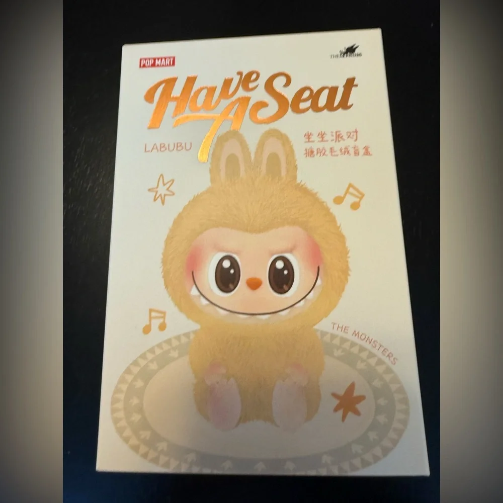 100% Authentic Baba Labubu New Sealed Have A Seat Pop Mart - Picture 2 of 5